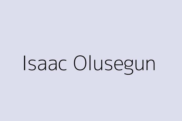 Isaac Olusegun